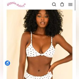 DIPPIN DAISYS REVERSIBLE POLKA DOT SET